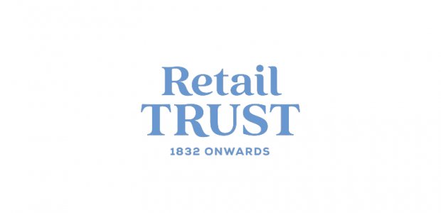 Retail trust logo with slogan 1832 onwards